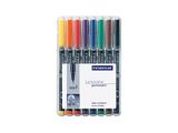 STAEDTLER Folienstift Lumocolor F perm 8St