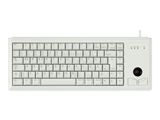 CHERRY TAS G84-4400 Corded DE-Layout hellgrau TRACKBALL USB