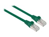 INTELLINET Patchkabel RJ45 S/FTP Cat6 Kupfer LSOH 0,5m grün