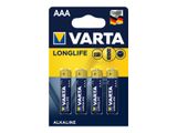 Varta Batterie LONGLIFE AAA Micro NEU 4St.