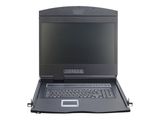 DIGITUS Modulare Konsole 19"TFT,16-Port KVM&Touchpad,Türkei