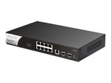 Switch 270mm DrayTek VigorSwitch G-2100 2*SFP+/ 8*GE