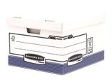 BankersBox Archivbox 29.4x38.7x44.5cm blau/weiß 10VE