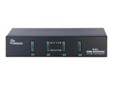 Inter-Tech KVM Switch AS-41DA DVI, 4 Port, Metall