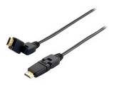 Equip HDMI PHS Ethernet 2.0 A-A St/St 1.0m 4K60Hz HDRdrb.sw Polybeutel