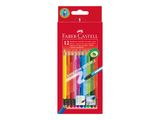 FABER-CASTELL Buntstift radierbar 12er Kartonetui