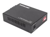 INTELLINET Gigabit PoE + Medienkonverter SC Singlemode 20km