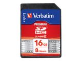 SD Card 16GB Verbatim SDHC Premium Class 10 retail