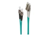 Alogic Glasfaserkabel LC-ST Multi Mode Duplex LSZH OM4 1m