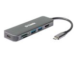 D-Link DUB-2327 6-in-1 USB-C Hub mit HDMI/USB-PD/SD-Reader retail