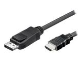 Techly DisplayPort 1.1 auf HDMI Kabel schwarz 5m