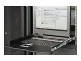 DIGITUS Modulare Konsole 17"TFT,1-Port KVM&Touchpad,Italien
