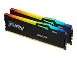 DDR5 32GB PC 5200 CL36 Kingston KIT (2x16GB) FURY Beast RGB retail
