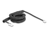 Delock Telefonkabel/Spiralkabel RJ11 St. zu RJ45 St. 5m S.