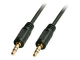 LINDY Audiokabel 3.5mm/3m 3.5 mm-Klinke m/m vergoldet