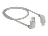 DELOCK Netzwerkkabel RJ45 Cat.6 S/FTP gewinkelt 0,5m