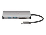 D-Link DUB-M810 8-in-1 USB-C Hub mit HDMI/USB-PD/GBE/SD-R. retail