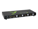 Techly KVM Switch USB, HDMI, 4K, 4 Wege
