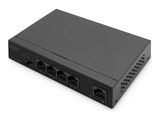 DIGITUS Switch 4-Port Gigabit 60W PoE Unmanaged schwarz
