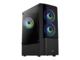 AeroCool Geh Midi Quantum v3 Black MicroATX/ATX/MiniITX