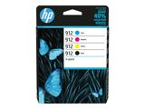 HP 912 Schwarz+Dreifarbig Tintenpatrone