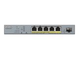 Zyxel Switch 6x GE GS1350-6HP PoE long range 60W 802.3BT