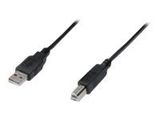 DIGITUS USB 2.0 Anschlusskabel Typ A -B St/St 1.0m, sw