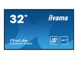 IIYAMA 80.0cm (31.5") LH3241S-B2 16:9 3xHDMI+USB IPS schw. retail