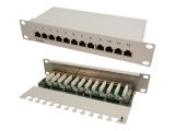 Logilink Patchpanel 12-Port RJ45 10" Cat6 geschirmt