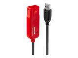 LINDY USB 2.0 Aktiv-Verlängerungs-Hub Pro 4 Port 12m