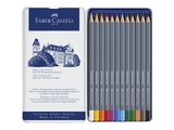FABER-CASTELL Aqua.stift Goldfaber Aqua 12-Metalletui