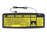 Geemarc Tastatur mit großen Tasten (g) + großer Schrift (sw)