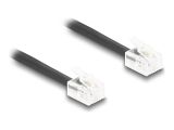 Delock Telefonkabel/Spiralkabel RJ11 St. zu RJ11 st. 1m