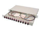DIGITUS LWL Spleißbox 1HE bestückt 24x SC DX OM4 grau