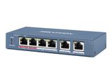 Switch Hikvision PoE 4-port L2 unmanaged DS-3E0106HP-E