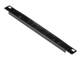 Equip 10" Kabeldurchführung 1U mit Bürstenleiste sw