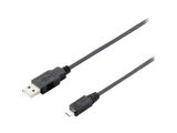 Equip Kabel USB-A 2.0 -> micro B St/St 1.00m schwarz Polybeutel