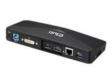 Club3D 4K Dockingstation USB3 ->3xUSB3/HDMI/DP/DVI/ black retail