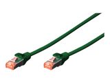 DIGITUS Patchkabel Cat6 S/FTP 2xRJ45 10.0m grün Hebelschutz Polybeutel