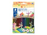 STAEDTLER Buntstift Noris colour 18 Dreikantform 3 mm