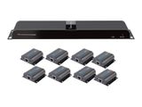 Techly HDMI Extender/Splitter mit IR über RJ45 50m