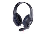 gembird Gaming-Headset Lautstärkereg, blau-schwarz, 3,5 mm