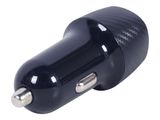 gembird USB-Autoschnellladegerät 2-Port Typ-C PD 18W schwarz