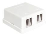 DELOCK Keystone Leergehuse 2-Port