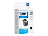 KMP Patrone HP C2P05AE NR.62XL black 600S. H162 refilled