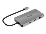 Club3D USB-C 8in1-HUB >2xHDMI/2xUSB/USB-C/LAN 4K60Hz PD100W retail