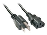 LINDY IEC-Netzkabel US-Netzstecker Kpl 18AWG USA 3 Pin 2m