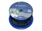 BD-R Verbatim Datalife SL 6x 25GB IJP 50 Pack Spindel