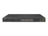 PLANET 16-Port Layer 2 Managed Gigabit Ethernet Switch +