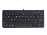 R-Go Tastatur Compact UK-Layout schwarz